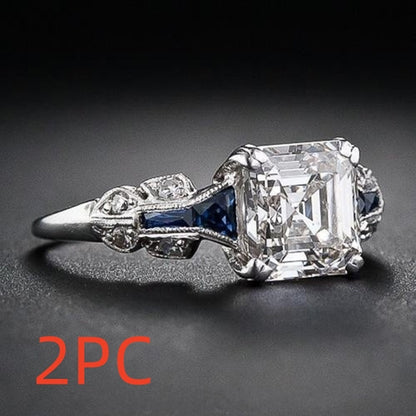Women's European And American Silver Ring