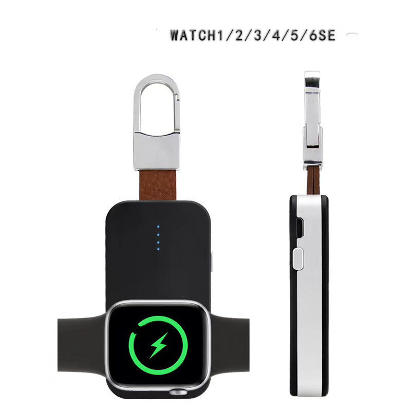 Power Bank Keychain Mobile Power Mini Watch Wireless Charger