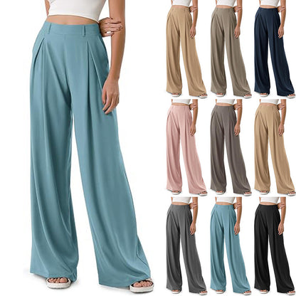 Straight Loose Workout Pants High Waist Commuter Women