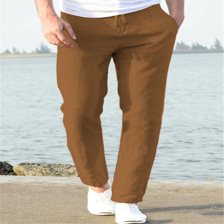 Men's Linen Summer Casual Fashion Pants