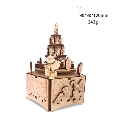 Wooden Music Box Series Manual Diy 3d Puzzles