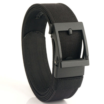 Men's Outdoor Casual Dual-Use Automatic Buckle Belt - Thickened Hardened Double-Layer
