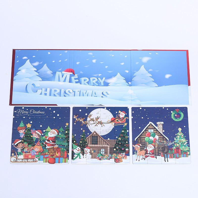 Christmas Magnetic Folding Jigsaw Puzzles