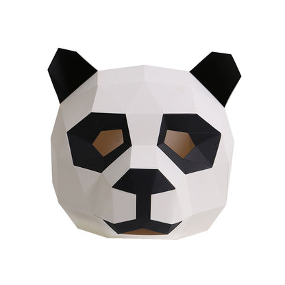 National Treasure Panda 3D Animal Mask DIY Gratis skräddarsy party