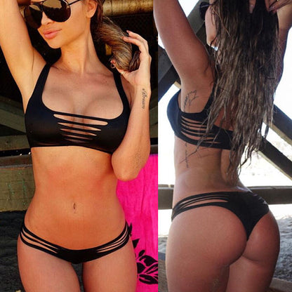 Baddräkt Beachwear Slit Bikini Baddräkt
