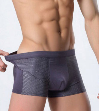 Ice silk men's underwear mesh boxer