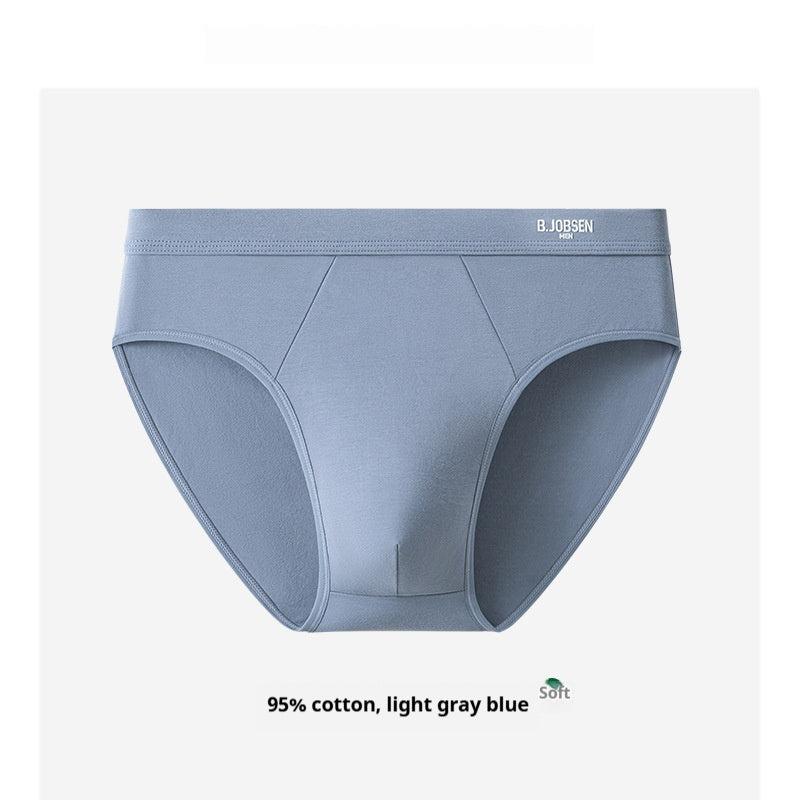 Mens Breathable Cotton Briefs With An Antibacterial Cotton Crotch
