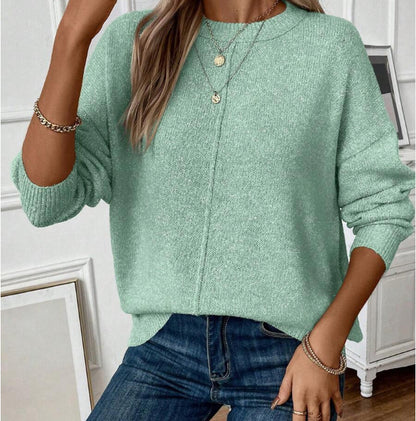 Simple Women's Knitted Sweater Pullover