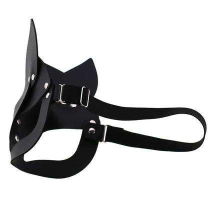 Creative Läder Sexig Byte Fox Ears Party Prom Mask