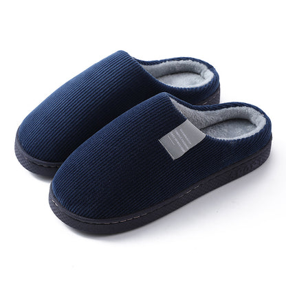 Corduroy Slippers For Women Home Shoes Men Women Couple