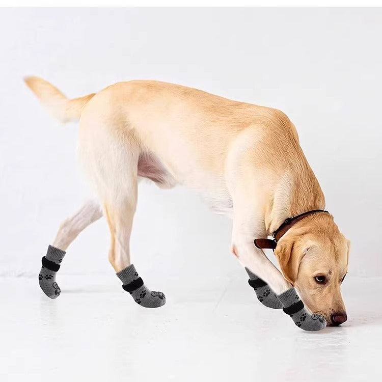 Dog Socks Booties Slide Proof And Anti-drop Mute Medium Large Dog Golden Retriever