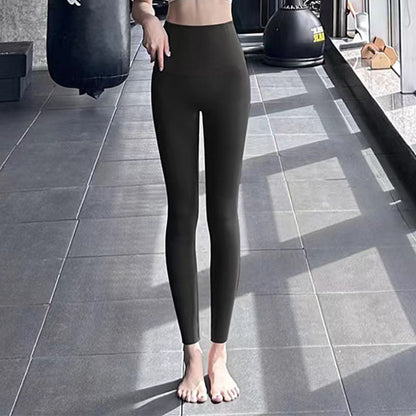 Leggings épais en polaire pour femmes, pantalon de requin, taille haute, serré, slim, contrôle du ventre, fesses, pantalon de Yoga amincissant, hiver -20 à 5