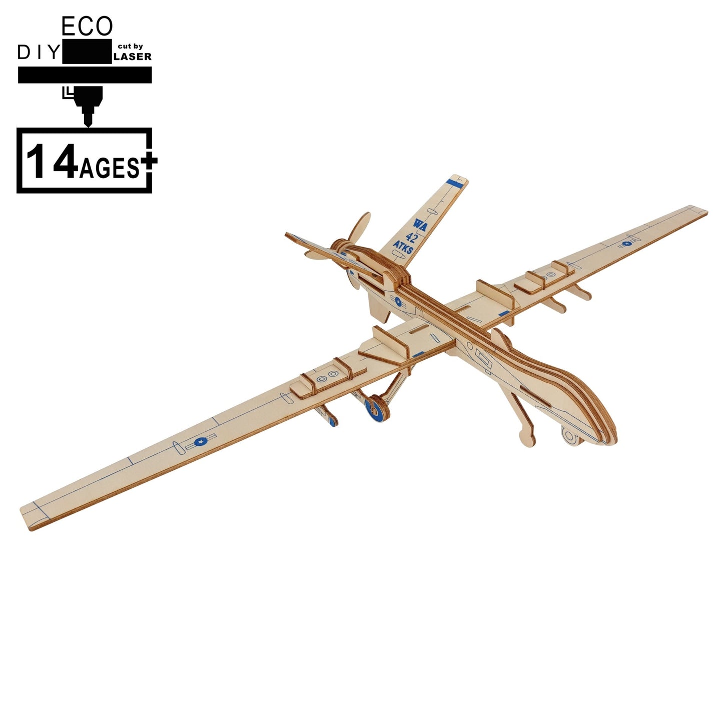 Amphibious Bomber Puzzle Assembly Toy 3D