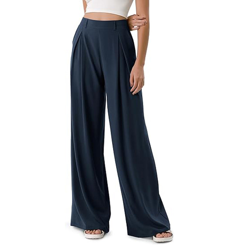 Straight Loose Workout Pants High Waist Commuter Women