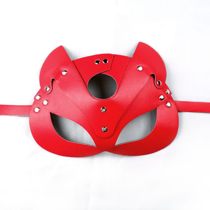 Creative Läder Sexig Byte Fox Ears Party Prom Mask