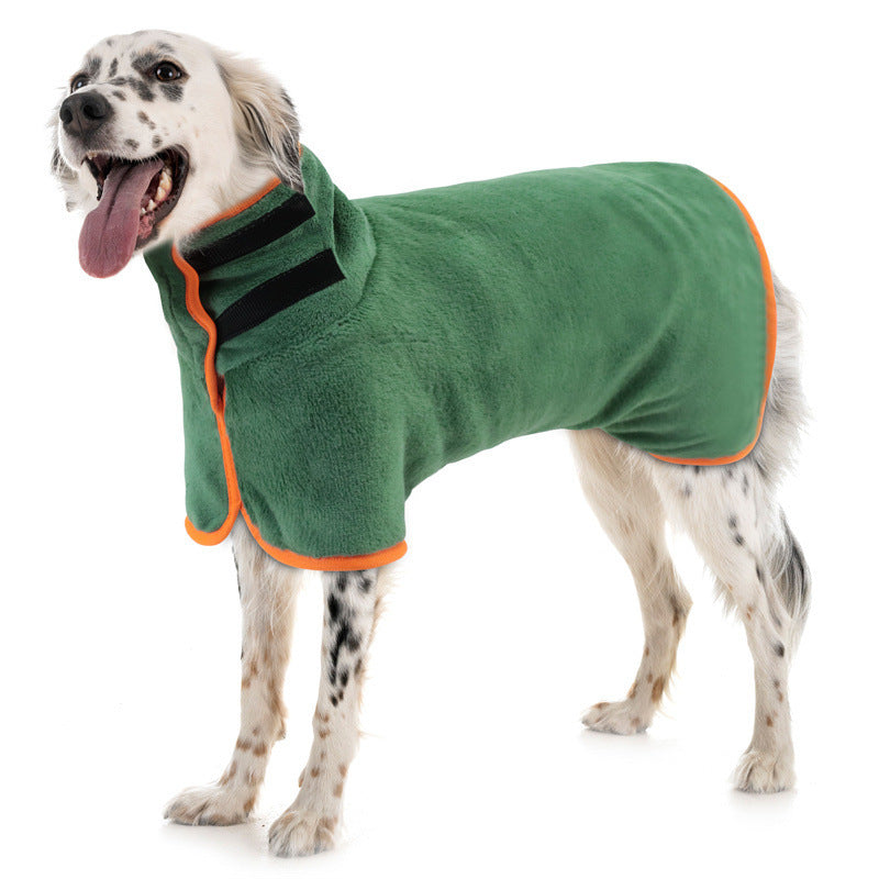 Peignoir pour chien, manteau de séchage pour animaux de compagnie, serviette de plage absorbante en microfibre pour grands, moyens et petits chiens, chats, séchage rapide