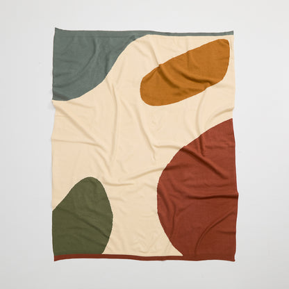 Varmt överdragsfilt Enkelt överdragsfilt Stickad filt Quiltfilt