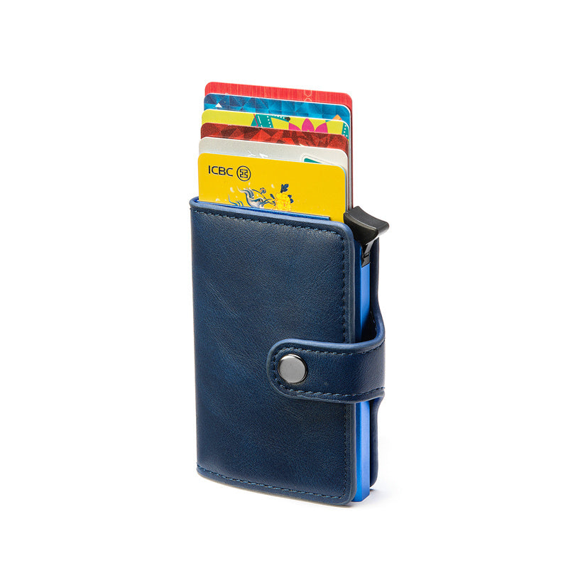 Antimagnetic Antitheft Card Holder Retro Multifunction