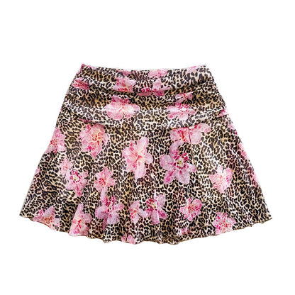 Holiday Leopard Print Skirt