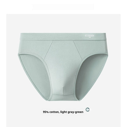 Mens Breathable Cotton Briefs With An Antibacterial Cotton Crotch