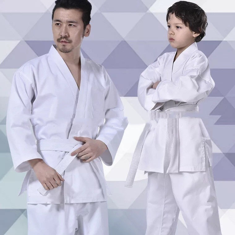 Black And White Judo For Men And Women Training Wear